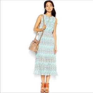 Maison Jules Mint Green Pleated Dress.Size XL